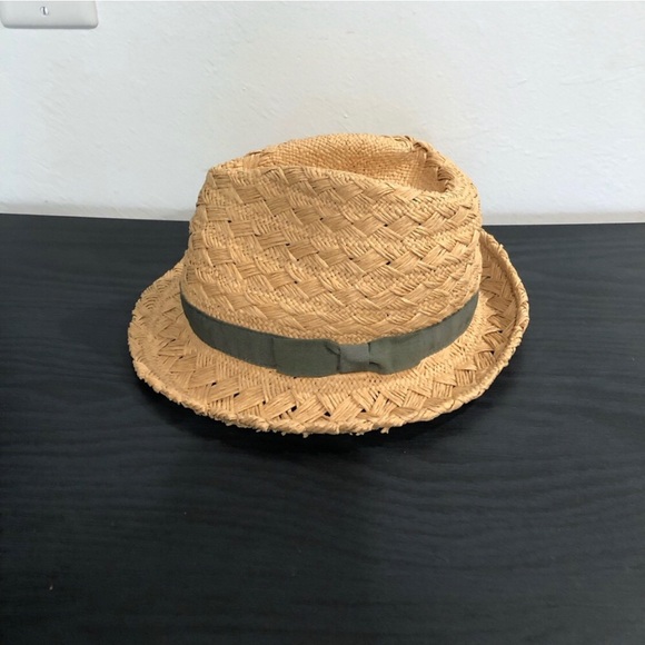 Two Banana republic straw fedora, brown and tan, brown size M/L, tan size L/XL, - Picture 6 of 6